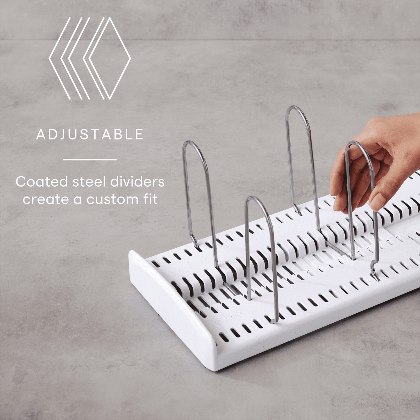 YouCopia® Plastic and Metal StoreMore® Pan & Lid Rack, Premium Edition, Made for Kitchen Organization and Accessibility