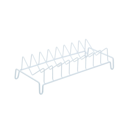 Kitchen Details Lid Organizer, White (Dimensions: 13.9 x 6.6 x 5.5 inch)