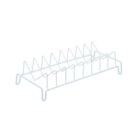 Kitchen Details Lid Organizer, White (Dimensions: 13.9 x 6.6 x 5.5 inch)