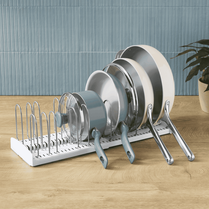 YouCopia® Plastic and Metal StoreMore® Pan & Lid Rack, Premium Edition, Made for Kitchen Organization and Accessibility