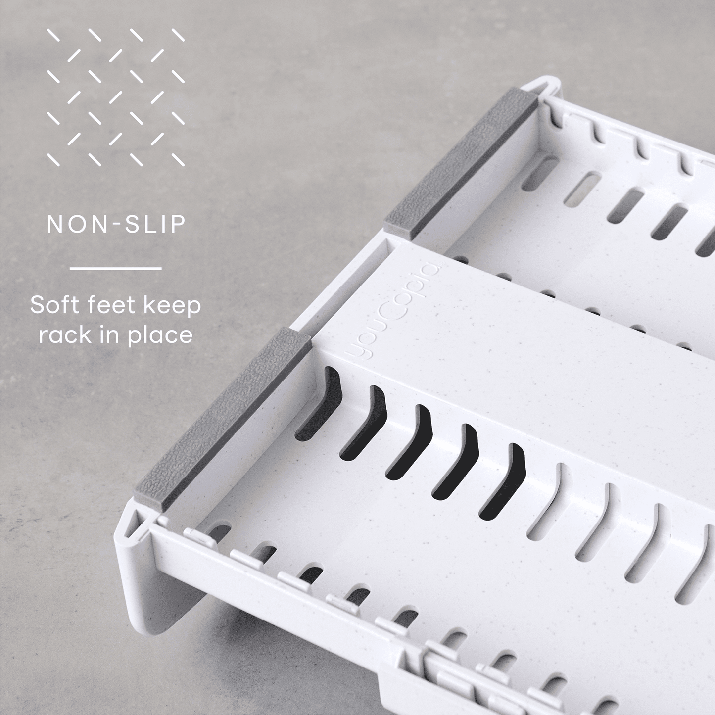 YouCopia® Plastic and Metal StoreMore® Pan & Lid Rack, Premium Edition, Made for Kitchen Organization and Accessibility
