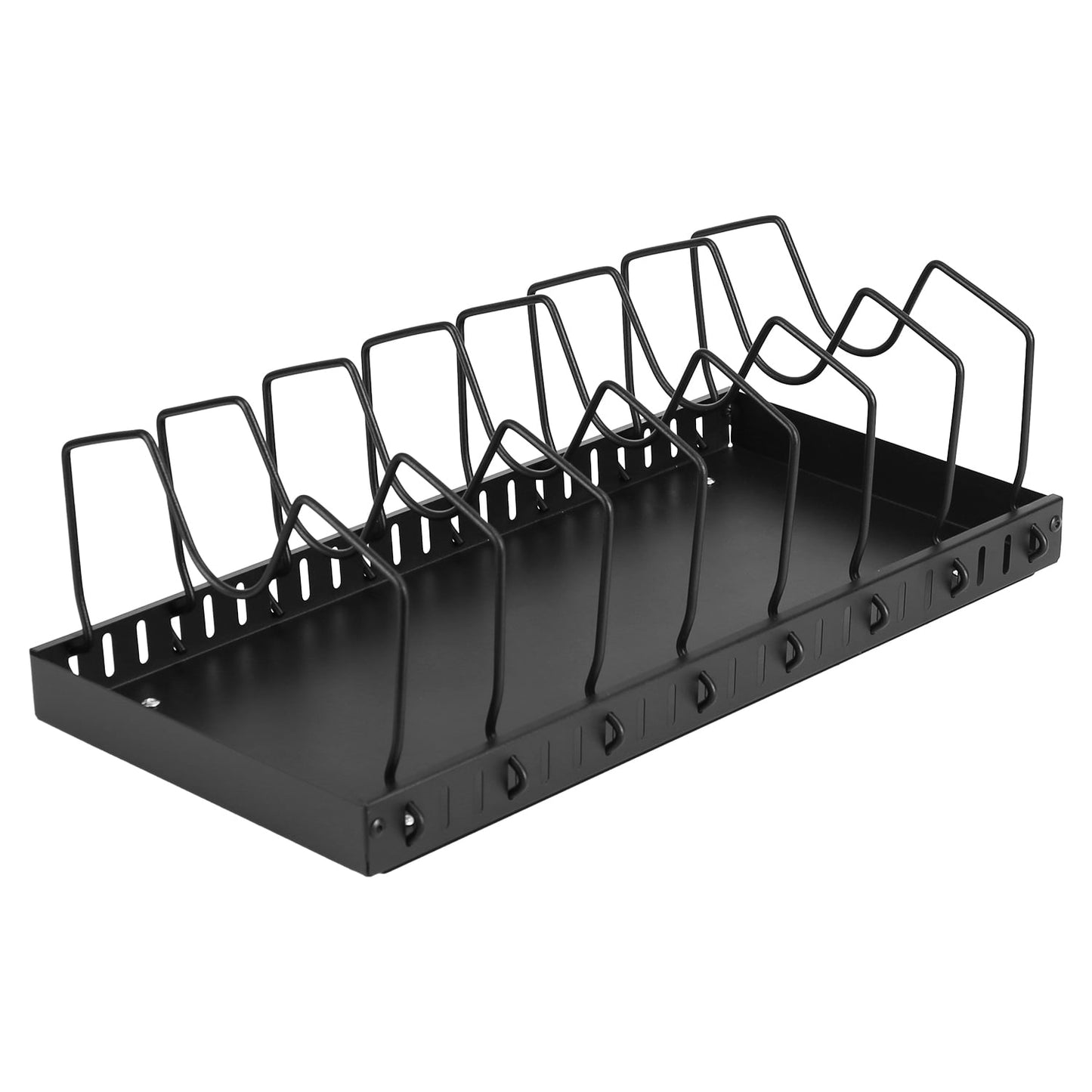 Pull Out Pots and Pans Organizer with 8 Adjustable Dividers for Cabinet