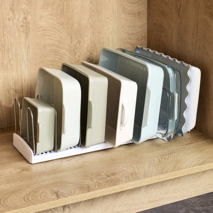 YouCopia® Plastic and Metal StoreMore® Pan & Lid Rack, Premium Edition, Made for Kitchen Organization and Accessibility